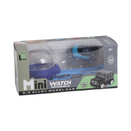 1:64 2.4G Watch R/C Die Cast Car - Blue